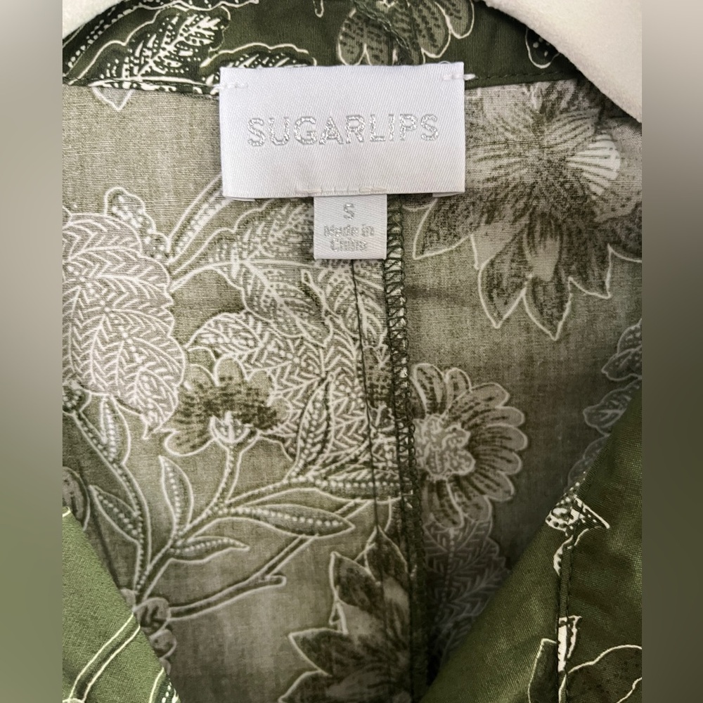 Sugarlips Hazleton Floral Emelia Button Up Mini Dress - Picture 6 of 6